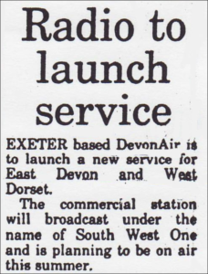 Radio to launch service