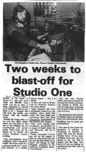 Two weeks to blast-off for Studio One