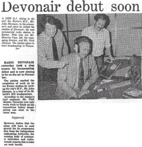 Devonair debut soon