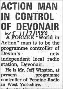 Action Man In Control of DevonAir