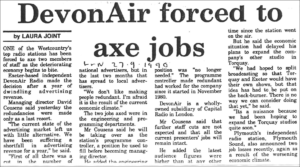 DevonAir forced to axe jobs