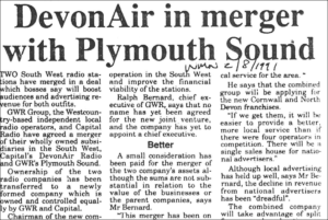 DevonAir in merger with Plymouth Sound