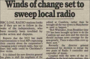 Winds of change set to sweep local radio