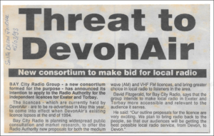 Threat to DevonAir