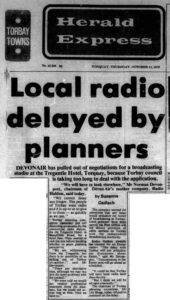 Local radio delayed by planners