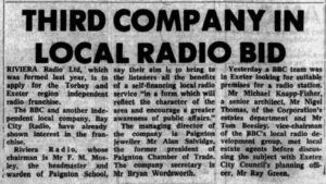 Third company in local radio bid